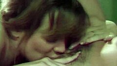 I love watching vintage lesbians lick hairy pussies in classic films