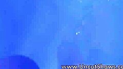 brunette strips red lingerie in public outdoor tease