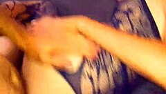 beautiful couple indulges in close-up homemade anal lingerie play