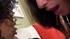 Lesbian Toe Suckers Grab Dildo to Ram Each Other's Cunts Deep