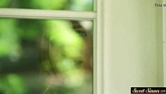 cute taboo teen gets outdoor pounding till explosive cumshot!