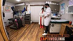 alix avery humiliated shaved pussy spread backstage latex