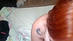 Redhead Webcam Swallows Spanked Cousin Cum Smiling