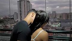 brazilian housewife calls hung lover while hubby works cuckold anal