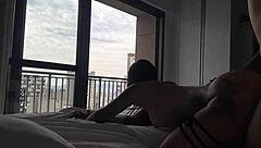 Perfect doggystyle creampie in sheer lingerie passion