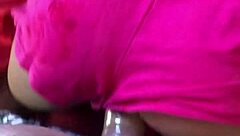 stepdad pounds amateur anal with sex toy caught in action