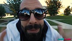 aris dark spanish teen slurps cocks hungrily before wet pussy pounding