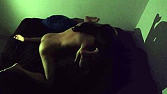 i sneak midnight fuck on uncle cam surprising him with wet pussy ride