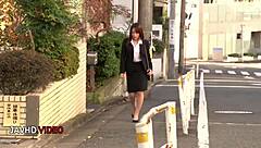 yo, this asian babe goes crazy for that creamy creampie finish