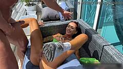 i pound this tattooed milf rough and she loves every hard thrust alby the goat