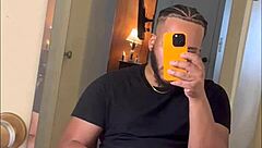 Handsome stud edges thick cock on FaceTime to your pics