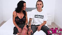 Aura Rodriguez Sexy Teacher Rides Young Cocks Cowgirl Style in Casting