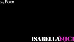 lesbian babes isabella nice zoey foxx kiss lick wet pussies at halloween party