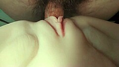double penetration stretches cute fuck doll's shaved pussy wide