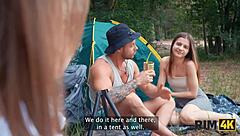 rim4k shy russian teens anal rimjob camping 4some