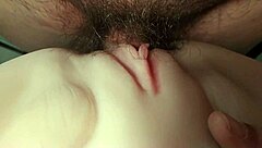 double penetration stretches cute fuck doll's shaved pussy wide