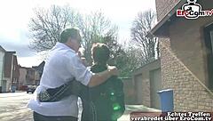 German Mature Housewife Picked Up Street Fucked Hard