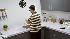 strippers in lingerie seduce landlord for wild 3some fuck 😈💦🔥