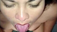 My Beautiful Neighbor Bathes at My Place, I Piss on Her Face and Make Her Swallow Cum!