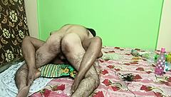 black dude licks indian wife pussy till she moans