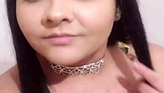 hot newbie strips and toys her hairy pussy part 1