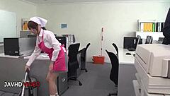 Chihiro Akino Office Lady Hardcore Blowjob Creampie