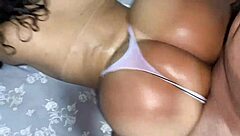 culona latina bends over for cheap pounding and creampie