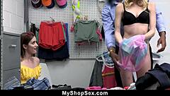 kyler quinn and nadia noja fucked hard for shoplifting punishment