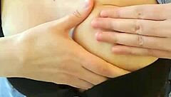 girl next door pulls me from wardrobe for closeup blowjob cum in mouth