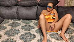 hey at least i have this hairy wet pussy wanna fuck me deep while husband works