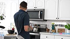 Tiny Teen Boss Takes Fat Cock Deep