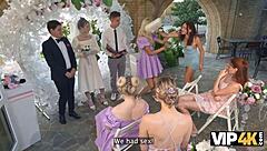 Vip4k bride endures hard pounding anal creampie under watching eyes