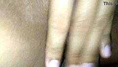 pretty shaved pussy fingering closeup tease