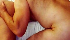 mexican girlfriend bent over doggystyle cuckold mask