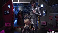 trans captain brittney kade takes bareback anal pounding 💦🍑