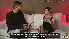 Saba Lapiedras Bold Double Penetration Debut!