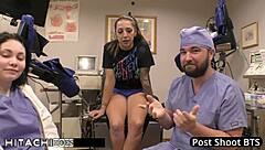 Doctor Forces Hitachi Orgasms on Lesbian Patient!