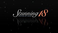 tiny darcy dark fingers shaved pink pussy till she squirts wet!