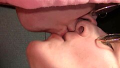 milf mistress strapon fucks him to epic rough cum