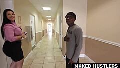 Thick Latina Kim Cruz Office BBC Deepthroat Blowjob