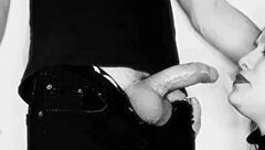 Homemade pov deepthroat facial with massive cumshot explosion closeup