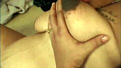 Barefoot pregnant ebony bbw takes interracial spooning cumshot