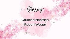 Brunette neighbor fucked doggystyle while cleaning bath moaning hard