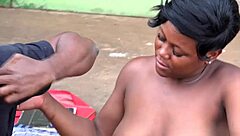 Lulu Caught Stealing Gets Fucked by Mechanics' Big Black Cocks Extremely!