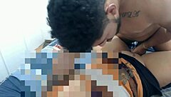 hubby films wife sloppy blowjob for his friend