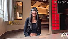 brazilian babe with perfect natural big tits eager in casting