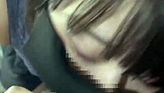 18-Year-Old Amateur Girl's Intense Fellatio with Erotic Lingerie Handjob Cumshot!