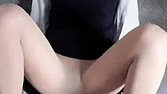 transparent stockings big tits asian milf seduces wildly!