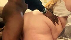 bbc crushes bbw with sloppy deepthroat cum facial