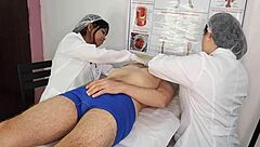 my cock gets rock hard in front of horny nurses